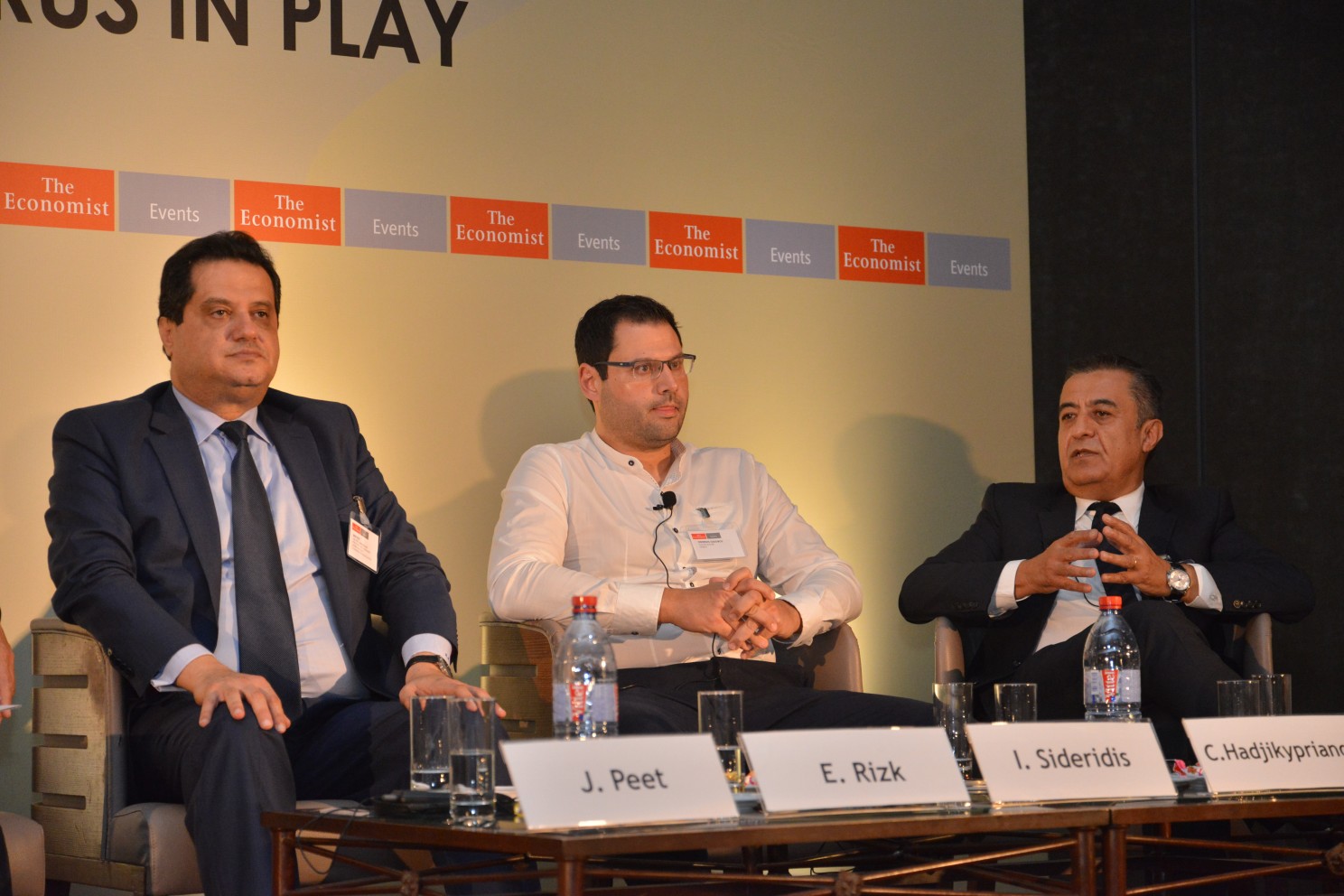 Isidoros Sideridis speaker to The Economist event t